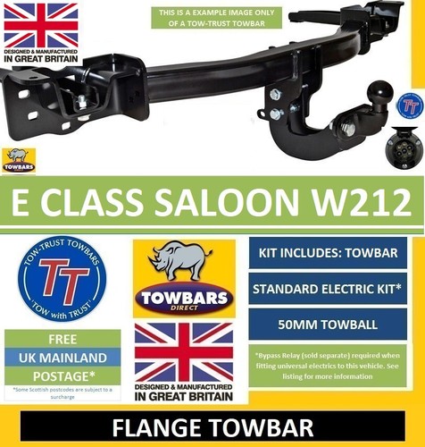 Flange towbar for mercedes - flange, e