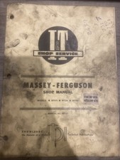 Massey Ferguson shop manual 670 690 698