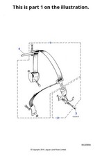 Jaguar Genuine Seat Belt Fits