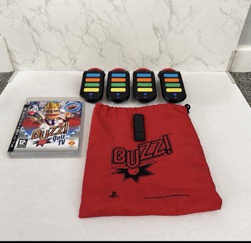 Ps3 buzz quiz with dongle - ps3,