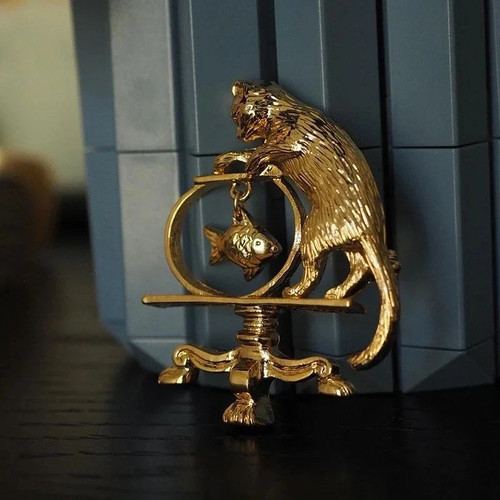 Antique jewelry cat - jewelry, vintage