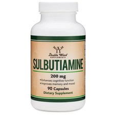 Sulbutiamine, 90 x 200mg Capsules - Memory, Mood, Cognitive Nootropic Supplement