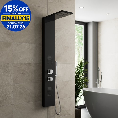 Thermostatic shower panel - thermostatic,
