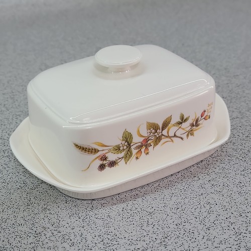 Butter dish melamine harvest - butter,