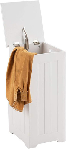 Wooden laundry bin chest - wooden,