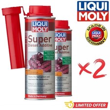 x2 Liqui Moly Super Diesel Additive Injector Cleaner Treatment 250ml (1806)