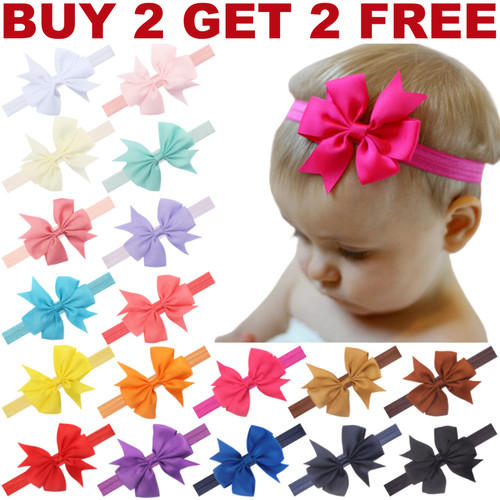 Newborn baby headbands elastic - newborn,