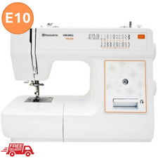 Sewing Machine Electric Portable Pedal Home Beginners 21 Stitches Husqvarna E10