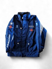 Vintage Bozian Racing Peugoet WRC Rally - Rain Coat Jacket - Large