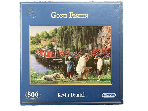 Gone fishin 500 piece - 500, jigsaw