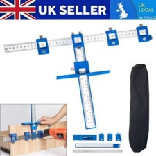 Kitchen Wardrobe Door Handle jig Punch Locator Drill Guide Woodworking Tools UK
