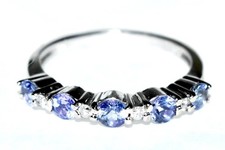 14 ct White Gold AA Tanzanite