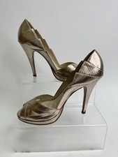 Ted Baker Metallic Heeled Shoes size 5