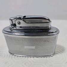 vintage  very nice Mosda Streamline Table Lighter Petrol flint cigarette  