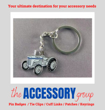New Classic Old Ferguson Tractor metal enamel keyring key ring chain