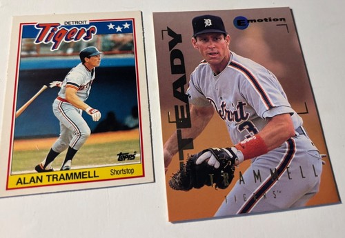 Alan trammell 1988 mini - trammell, u.k.