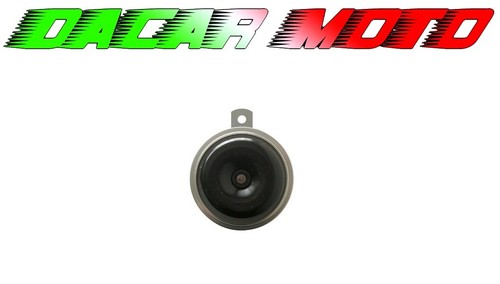 Horn 12v black - d.91, motorcycle