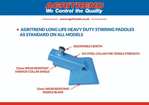 Pan mixer paddles long - long, life