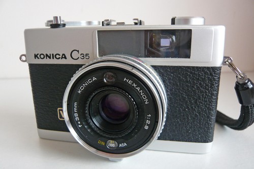 Konica c35v camera with - c35v,