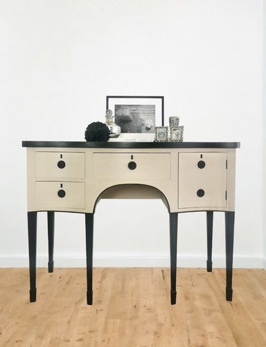 Hand painted vintage sideboard - hand,