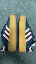 adidas Originals Gazelle Bold W Blue Pink Spark Women Casual Platform IG4390