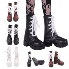 Casual Wearing 60cm Doll Shoes Retro Brown Doll Long Boots  1/3 BJD Doll