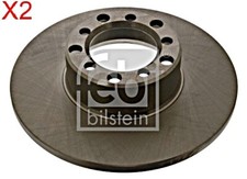 Front Brake Disc x2 Pcs FEBI Fits MERCEDES C123 S123 W114 W115 W123 1234200072