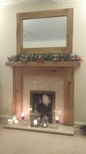 Solid Oak Fire Surround and