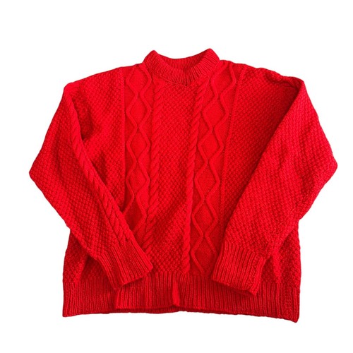 Chunky womens aran knit - knit, jumper
