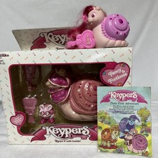 1986 Tonka Keypers Pink Fancy & Footloose Snail Box Book 8 Baby Sanail