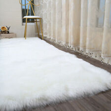 Fluffy Rugs Faux Sheepskin Rug Living Room Bedroom Shaggy Soft Carpet Floor Mat