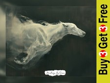 Ghostly Dynamic Greyhound, Oil