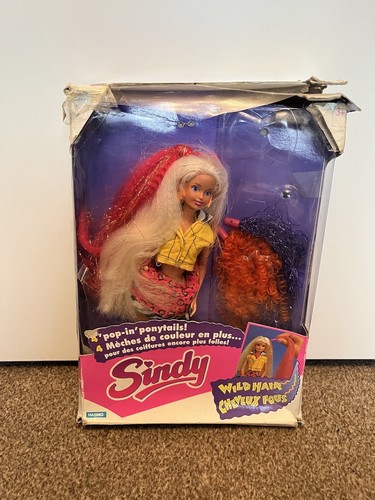 Hasbro sindy wild hair blonde - hasbro,