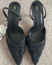 Zara Black Crystal Embellished