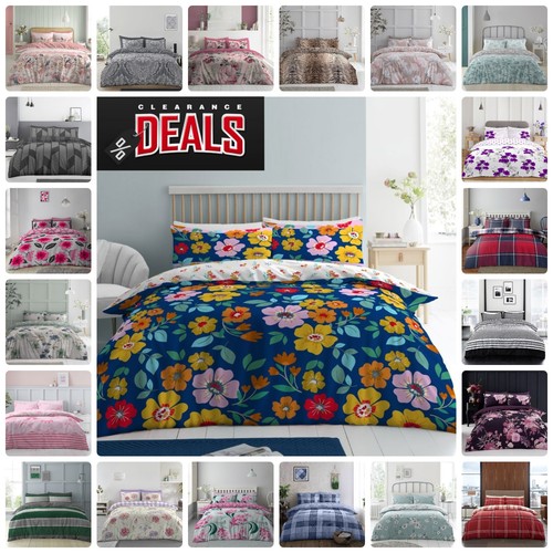 Reversible floral duvet - duvet, quilt