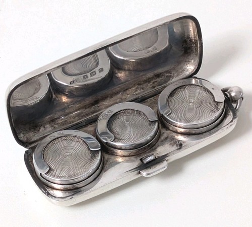 Rare solid silver triple - solid,