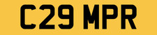 CAMPER NUMBER PLATE C29 MPR