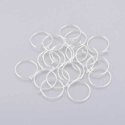Earring wire hoops 50 - -,