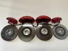 PORSCHE MACAN GTS 95B FRONT AND REAR RED BRAKE CALIPER SET 2023