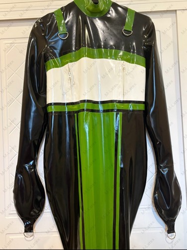 Latex gummi catsuit - catsuit, bodysuit