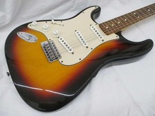 FENDER MEXICO Standard Stratocaster LeftHand Used 2005 Alder body w/Soft case