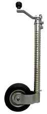 48mm RIBBED JOCKEY WHEEL - 'HIGH SPECIFICATION' HEAVY DUTY TUBE caravan trailer 