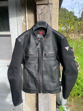Dainese Gladiator Black Leather and D-Stone Jacket (Size 48 Dainese)