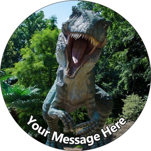 Rex dinosaur personalised - t,