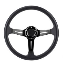 (Black)14in Car Steering Wheel