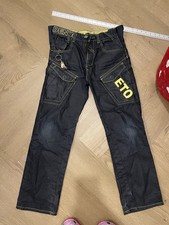 ‘ETO 9901 Navy Jeans Button