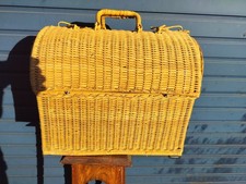 Large Vintage Wicker Dual