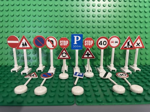 Vintage lego 6315 road signs - lego,
