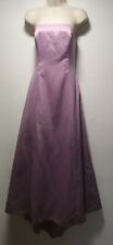 Debut Lilac Zip Back Bandeau Maxi Dress - Size 10 (033g)