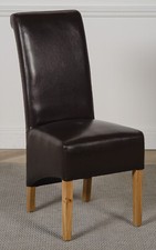 Montana Brown Leather Dining